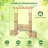 Пергола со скамьей 5.27